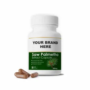 Reine und pflanzenbasierte Saw Palmetto-Extraktkapseln | Premium-Qualitäts-Extrakt | Prostata, Haarwachstum und Hilfe bei der Verhinderung von Haarausfall