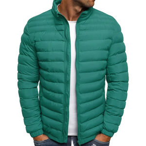 Veste matelassée d'hiver pour homme sur mesure par le fabricant, coupe-vent, rembourrage épais, veste rembourrée à bulles - Product Image 5