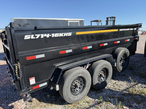 Remolque Volquete Mini Usado/Barato con Motor/Caja de Cambios, 2-4 Ejes, Tamaños 5'x10/5x7/5x8/6x10/7x16, Rampas de Alta Productividad - Product Image 3