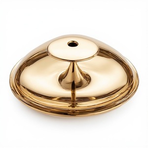 Juego de Quemadores de Incienso de Latón Antiguo con Diseño Real, Grabado Artesanal Elegante, Construcción Duradera, Uso Aromático - Product Image 4