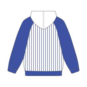 1920ปีที่ก่อตั้ง Zeta Phi เบต้าสีขาวร่างกายสีฟ้า Raglan pinstripes เสื้อสวมหัวมีฮู้ดเสื้อผ้าสโมสรที่กำหนดเองศักดิ์สิทธิ์เก้า hbcu - Product Image 3
