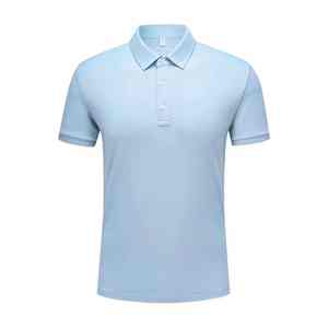 T-shirt polo pour homme, uni, impression personnalisée, sport, golf, vêtements de sport, séchage rapide, t-shirt de sport respirant à manches courtes, 100% coton - Product Image 4