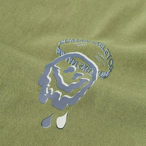 เสื้อยืดผ้าฝ้าย100% ขนาดใหญ่ของผู้ชายกำหนดเองได้ขนาดพิเศษแห้งเร็วพิมพ์ลายกราฟิกสีทึบ - Product Image 6