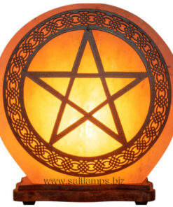 Lampe sculptée en bois reconnaissant de haute qualité décorations de sel de l'Himalaya en cristal naturel pur artisanat à la maison du Pakistan - Product Image 4