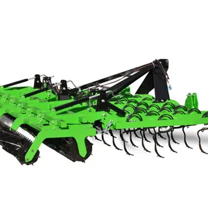 Stubble Cultivator Foldable Spring Cylinder Cultivator Walking Harrow For Tractor cultivators agricultural farming