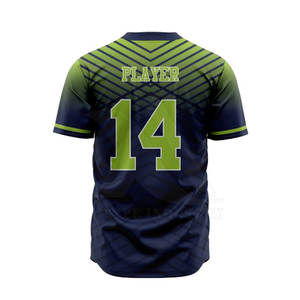 Uniforme de béisbol de material duradero de calidad superior, transpirable y de talla grande, fabricante de fábrica para uso en exteriores - Product Image 5