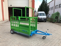 Nouvelle balance pour bétail Sayginlar avec composants de base à roulement, haute productivité, capacité de 2000 kg, garantie 1 an pour le pesage des animaux