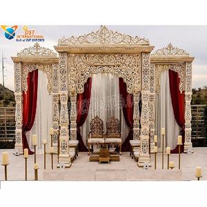 Ensemble de Mandap Haveli en FRP pour Mariage Bollywood, le plus élégant, style Jodha Akbar, pour événements de mariage Maharani en extérieur au Royaume-Uni - Product Image 1