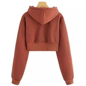 Sweats à capuche surdimensionnés pour femmes en polaire douce à épaules tombantes Impression personnalisée Pull ample décontracté de style de rue - Product Image 5