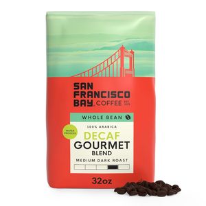 Café de la baie de San Francisco - Café en grains entiers décaféiné torréfaction moyenne-sombre - Mélange gourmet décaféiné (sac de 2 lb) - Product Image 1