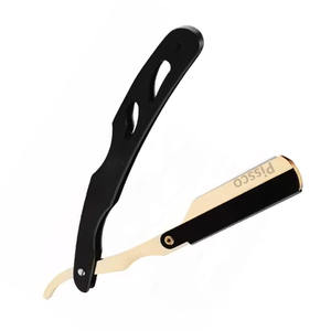 Meilleur fabricant Pissco pour rasoir droit pour hommes, couteau de rasage pliable, rasoir droit en acier inoxydable, outils de beauté, logo personnalisé - Product Image 3