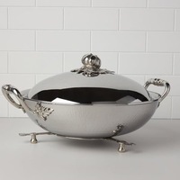 METAL GLITTERS Meilleure qualité 3L/5L Réchaud en acier inoxydable Facile à nettoyer Réchauffeur d'aliments à combustible Buffet quotidien Parties Restaurant
