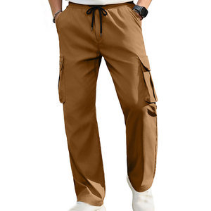 Custom Quality Men Cargo Jogger Straight Mid 100% Cotton Eco-Friendly Relaxed Fit Comfortable for Casual Daily Wear Outdoor - Product Image 1