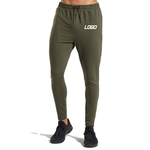 High Quality Custom Print & Logo Men's Sweatpants Solid Color Elastic Waist With <b>Drawstring</b> Straight-Leg Casual Sports Pant - Product Image 2