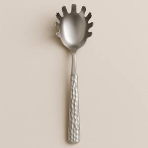 Marteau manche en acier cuillère à pâtes en acier inoxydable nouilles serveur griffe Spaghetti ustensile de service bol solide outil de cuisine de qualité alimentaire - Product Image 1