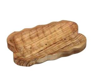 Plateau à savon en bois écologique Accessoires de bain polis et porte-savon décoratif Utilisation polyvalente Fait à la main à partir des bois - Product Image 4
