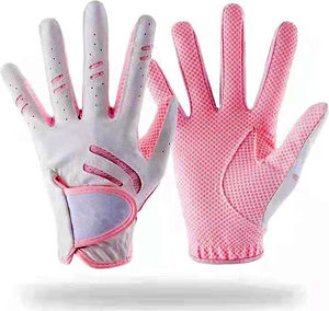 Guantes de Golf de Piel de Cabretta Transpirables y Antideslizantes de Nuevo Estilo para Mano Izquierda y Derecha con Marcador de Pelota de Golf - Product Image 1