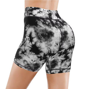 Shorts de Yoga Deportivos con Estampado, 80% Nailon, 20% Elastano, para Gimnasio, Fitness, Entrenamiento, Correr, Cintura Elástica, Leggings de Yoga para Mujer - Product Image 1