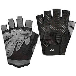 Ventas calientes Mejor Tela Gimnasio Guantes de levantamiento de pesas Mano Palma Protección Empuñaduras Guantes de levantamiento de pesas para la venta - Product Image 2