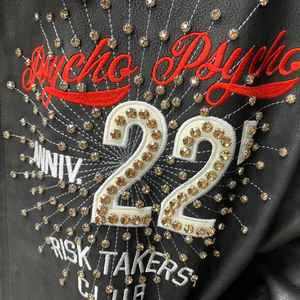 Veste en cuir avec broderie et strass, cuir pakistanais véritable, Heavy Metal, fabriquée par la marque Champ King - Product Image 2