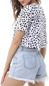 Cherry Pocket-Sweet Bomb Farmer <b>Red</b> <b>T</b>-<b>Shirt</b> 2024 Best <b>Women's</b> Performance Crop Tee O-Neck Collar Relaxed Fit Cropped <b>T</b>-<b>Shirt</b> - Product Image 5