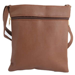 กระเป๋าสะพายไหล่ผู้หญิง (7555) - สีน้ำตาลเข้ม - Product Image 3