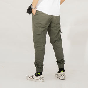 Pantalones Cargo holgados informales de alta calidad personalizados con múltiples bolsillos para hombre, pantalones de trabajo Cargo funcionales para exteriores para hombre - Product Image 4