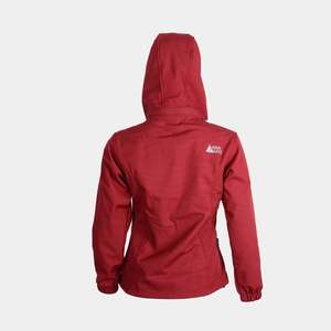 Excellente qualité Navigate Women Bonded Polar Veste à capuche rouge foncé avec fermeture éclair - Product Image 3