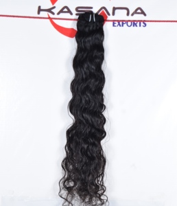 Vente en gros de cheveux 100% humains naturels droits naturels indiens à double trame pour femmes noires extensions de cheveux humains - Product Image 5