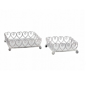 Nouvelle arrivée porte-serviettes en métal pour la décoration de table avec taille personnalisée plaqué argent forme carrée fil Design Caffey Home Used - Product Image 2