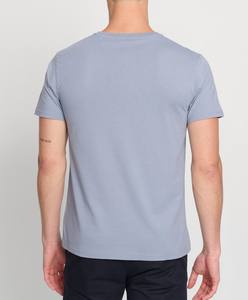 Venta al por mayor logotipo personalizado impreso de talla grande camisetas de hombre 100% algodón transpirable cuello redondo liso diseño en blanco camiseta para hombres - Product Image 2