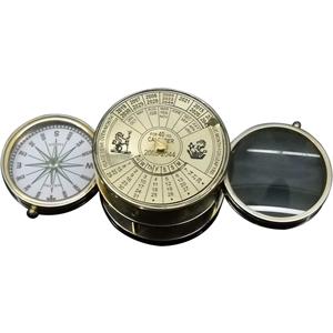 Meilleure vente jumelles Vintage victorienne Marine Antique en laiton jumelles 6 avec étui en cuir télescope décor à la maison bonne qualité - Product Image 1