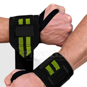 En gros, Bandes de maintien de poignet personnalisables avec logo, prix usine, réglables, pour fitness, musculation et soutien des mains en salle de sport - Product Image 2