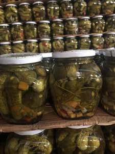 Concombres de bébé en saumure Concombre en conserve conservé dans du vinaigre-Cornichons marinés - Product Image 5