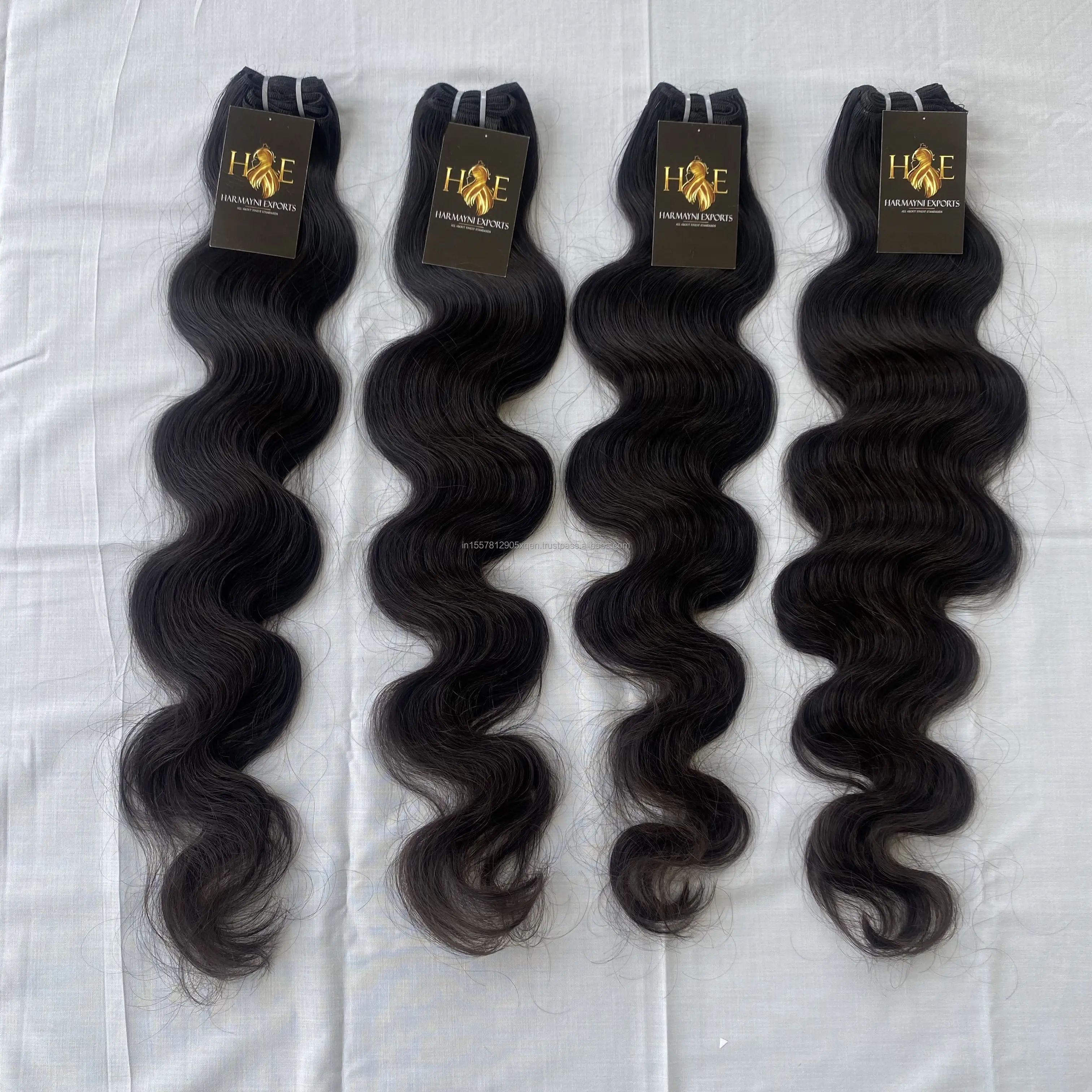 Bodywave Alami Mentah Pemanjangan Rambut Manusia Virgin Dondangan Tunggal Vietnam Kemasan Kustom Produsen Vietnam Di India