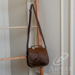 กระเป๋าถือหนังวัวแท้สำหรับผู้หญิง, กระเป๋าหนังวัวแท้มีสไตล์สไตล์ตะวันตก - Product Image 5