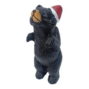 Scultura di Orso in Legno Intagliata a Mano YEEYAYA, Statua e Figurina in Legno per Decorazione d'Interni, Statua di Orso in Legno - Product Image 3