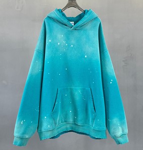 High Quality Heavyweight Custom Plus Size Printed Acid Wash Vintage Women Oversized Sweatsuit Hoodies Sweatpants <b>Tracksuit</b> - Product Image 2