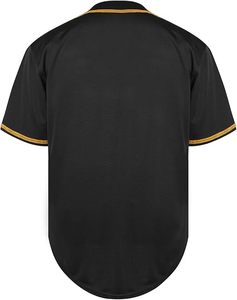 Camisetas de béisbol personalizables con botones para adultos Diseño único Transpirable Característica hecha Ropa de fábrica para camiseta de béisbol - Product Image 3