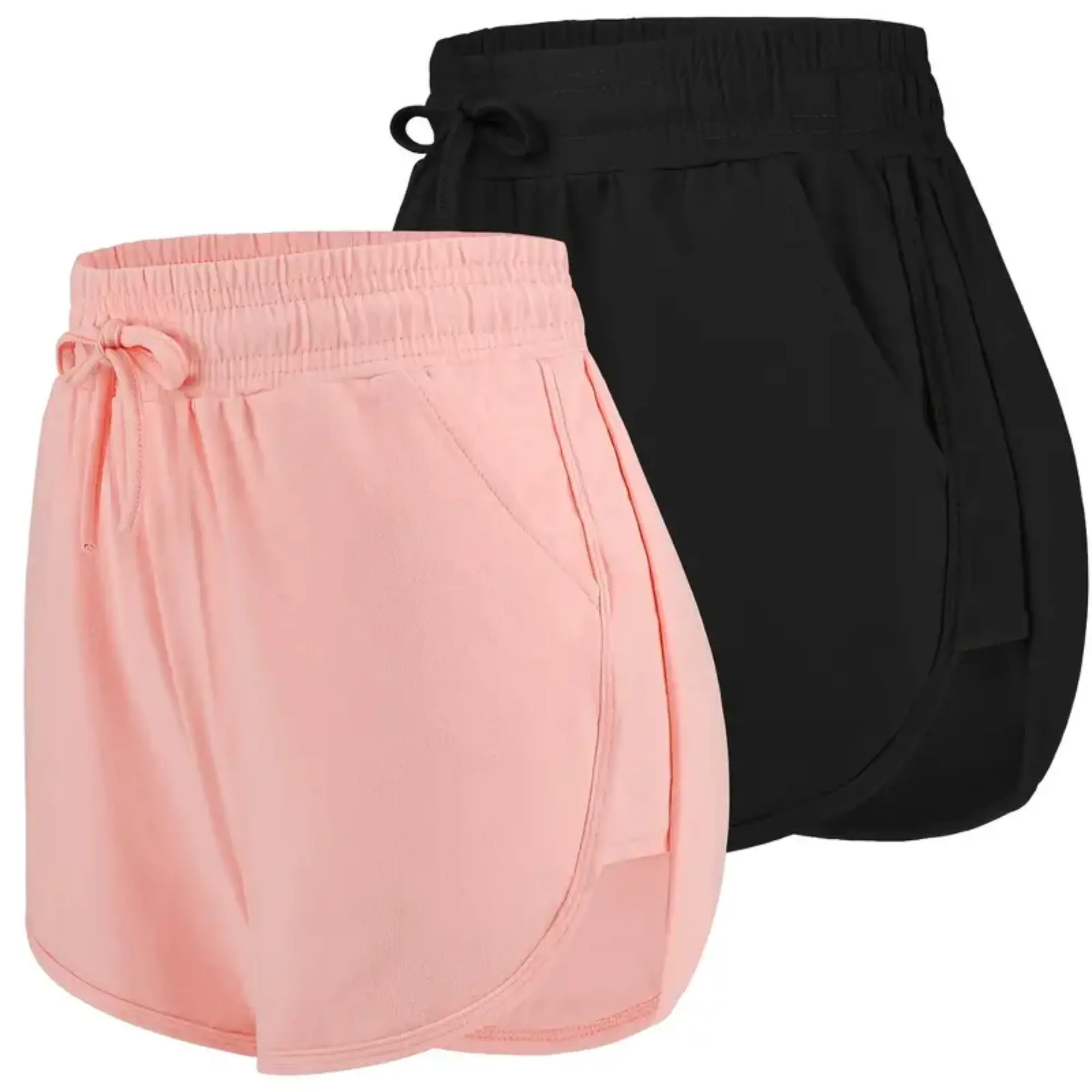 Nouveau sport femmes Shorts Shorts de course personnalisé été quatre voies tissu extensible mode décontracté plaine imperméable du Vietnam