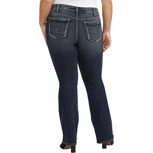 Lupin felt High Quality <b>Ladies</b> Cotton Ankle-Length <b>Pant</b> Women Casual Breathable Denim Jeans Beautiful Silver Buttons Embroidery - Product Image 6