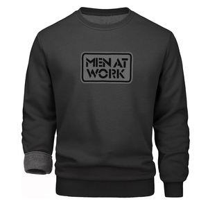 Vêtements décontractés pour hommes, sweats couleur bleu marine, pullover à manches longues, sweat-shirt taille adulte avec logo personnalisé, meilleures ventes - Product Image 6