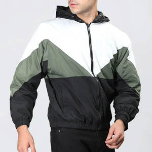 Color Panel <b>Waterproof</b> Windbreaker Softshell <b>Jacket</b> for Men's Outerwear Full Zipper Softshell Windbreaker <b>Jackets</b> with Hood - Product Image 5
