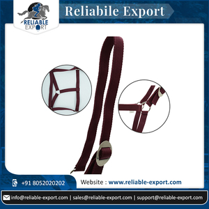 Ensemble de brides de cheval de selle occidentale du fabricant indien licou en nylon rembourré souple avec corde de plomb combo-fabriqué à partir de cuir et de PVC - Product Image 4