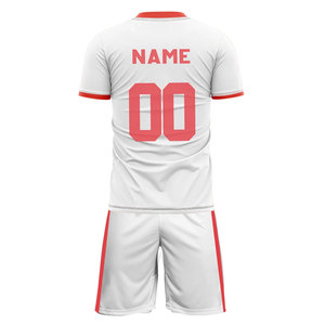 Conjunto de Uniforme de Fútbol Personalizable para Verano, Unisex, Transpirable, Ligero, de Secado Rápido, Cuello en V, Poliéster, OEM - Product Image 6