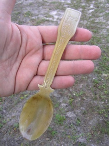 CUCHARAS Cubiertos de estilo animal único Cuchara de cuerno de búfalo de buey natural pulido Diseño único para Decoración de mesa de restaurante - Product Image 5