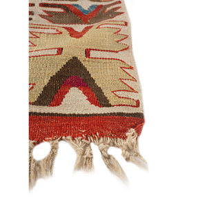 Alfombras Clásicas Persas Nayaab de Lana, Tejido Plano Rojo Naranja, Alfombra Geométrica de Yute, Suave, Tradicional, para Hogar y Adolescentes - Product Image 4