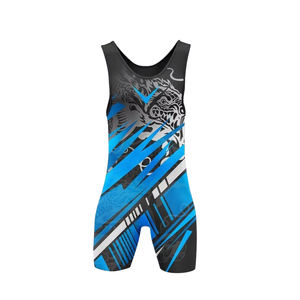 Camiseta de lucha libre ligera personalizada de secado rápido Premium sublimado Spandex arte marcial servicio OEM disponible - Product Image 3