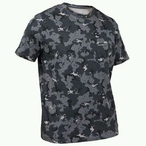 Camiseta de Camuflaje para Hombre, Manga Corta, Cuello Redondo, Secado Rápido, Corte Regular, Estampado, Ropa Casual para Exteriores - Product Image 3
