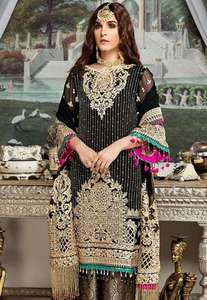Shalwar Kameez d'hiver de haute qualité en coton et soie de style indien-pakistanais pour femmes, couleurs et tailles personnalisées, lavable - Product Image 2